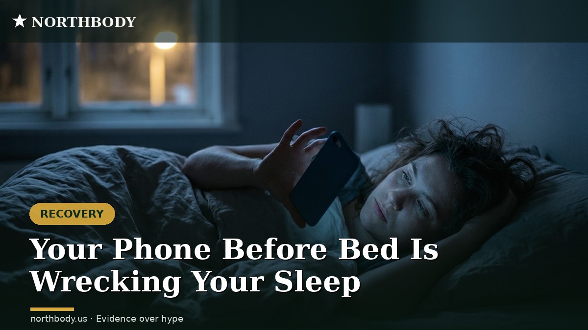Your phone before bed is wrecking your sleep