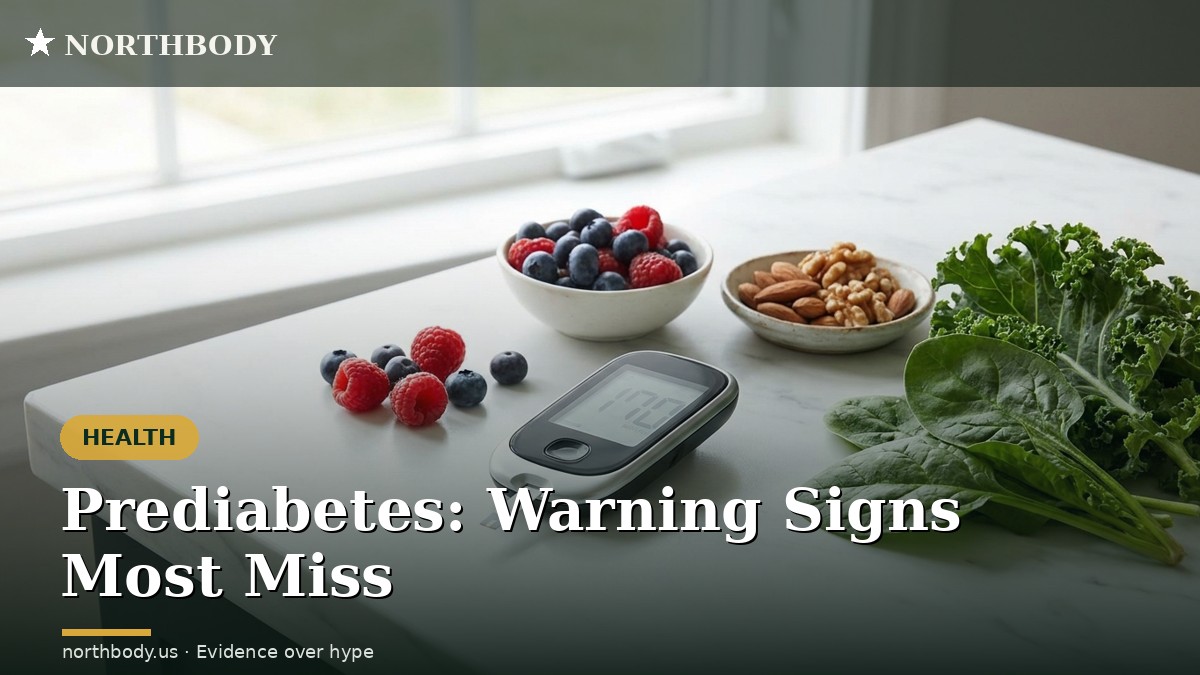 Prediabetes the warning signs most people miss