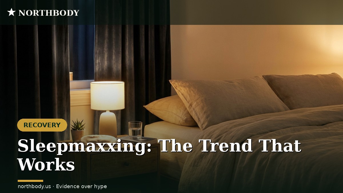 Sleepmaxxing the 2026 trend that actually works